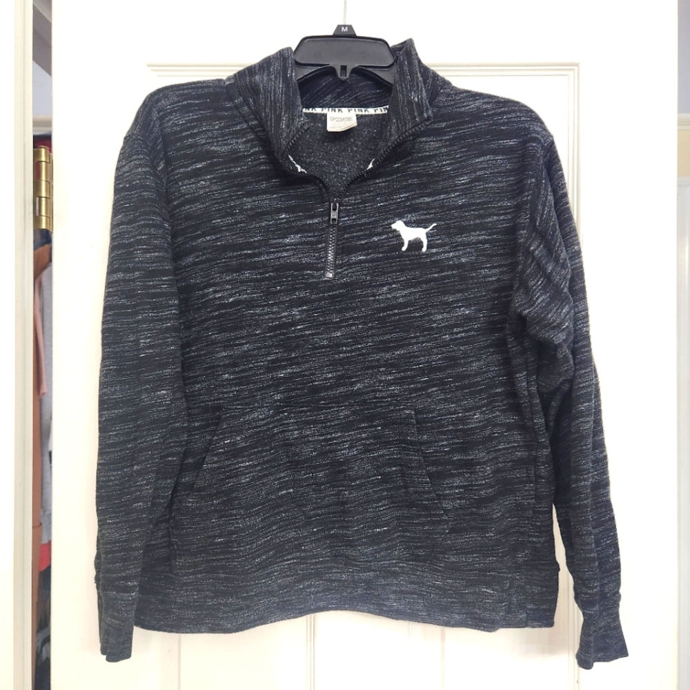 Victoria's Secret PINK Half Zip Pullover Sweatshirt